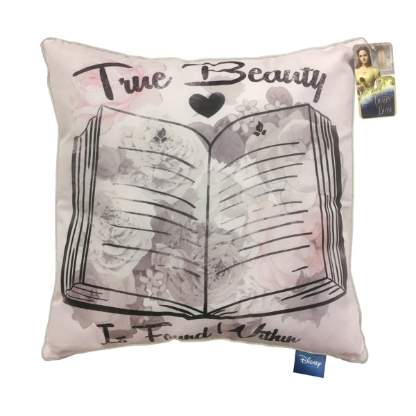 Shopkins Disney Beauty The Beast True Beauty Is Found Throw Pillow Wayfair