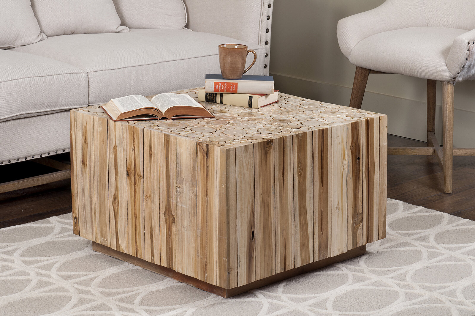 Foundstone Kaysen Premium Material Block Coffee Table Reviews