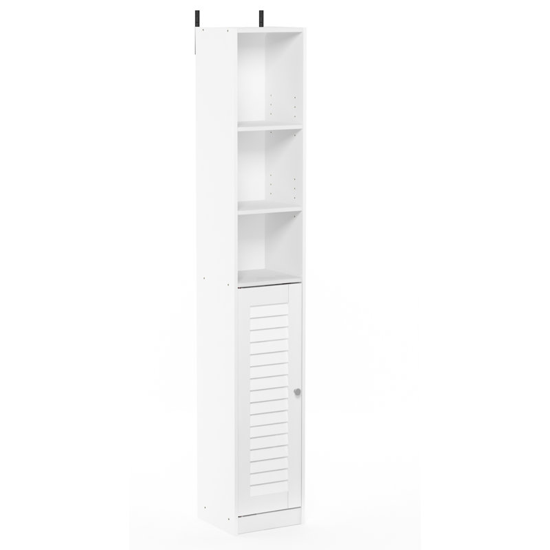 Charlton Home Olinda 9 84 W X 62 99 H X 9 84 D Bathroom Cabinet Reviews Wayfair