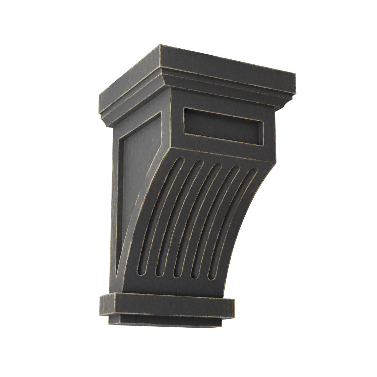 Ekena Millwork Fluted Wood Vintage Decor Corbel Wayfair