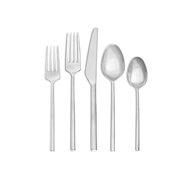 Modern Stainless Flatware Set Wayfair