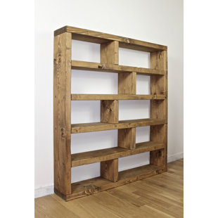 Bookcases Bookshelves Corner Book Cases Wayfair Co Uk Desor Rustic Bookcase