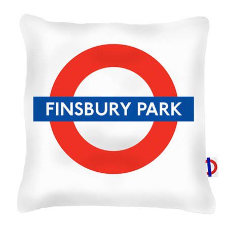 Gulf Breeze Finsbury Park Tube Station Cushion London Transport