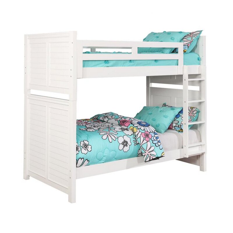 wayfair bunk beds white