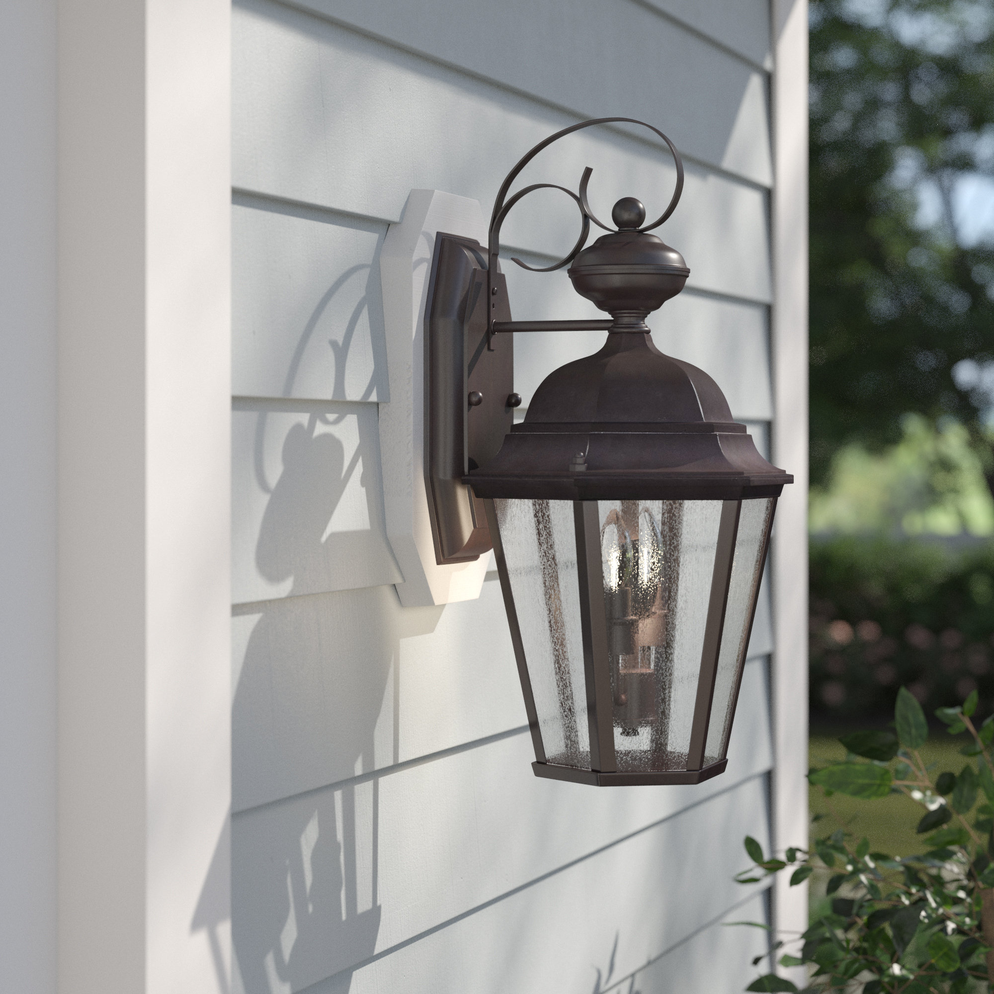 Sol 72 Outdoor Imboden 2 Light Outdoor Wall Lantern Wayfair