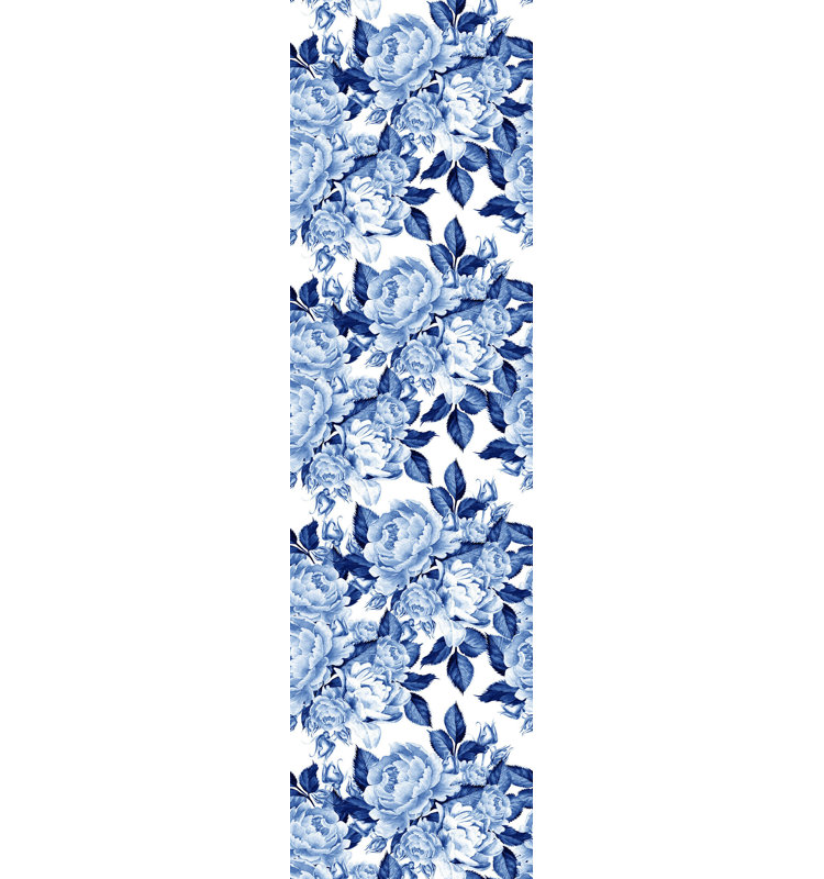 Bungalow Rose Midcre Removable Peonies Flowers Chinoiserie 8 33 L X 100 W Peel And Stick Wallpaper Roll Wayfair