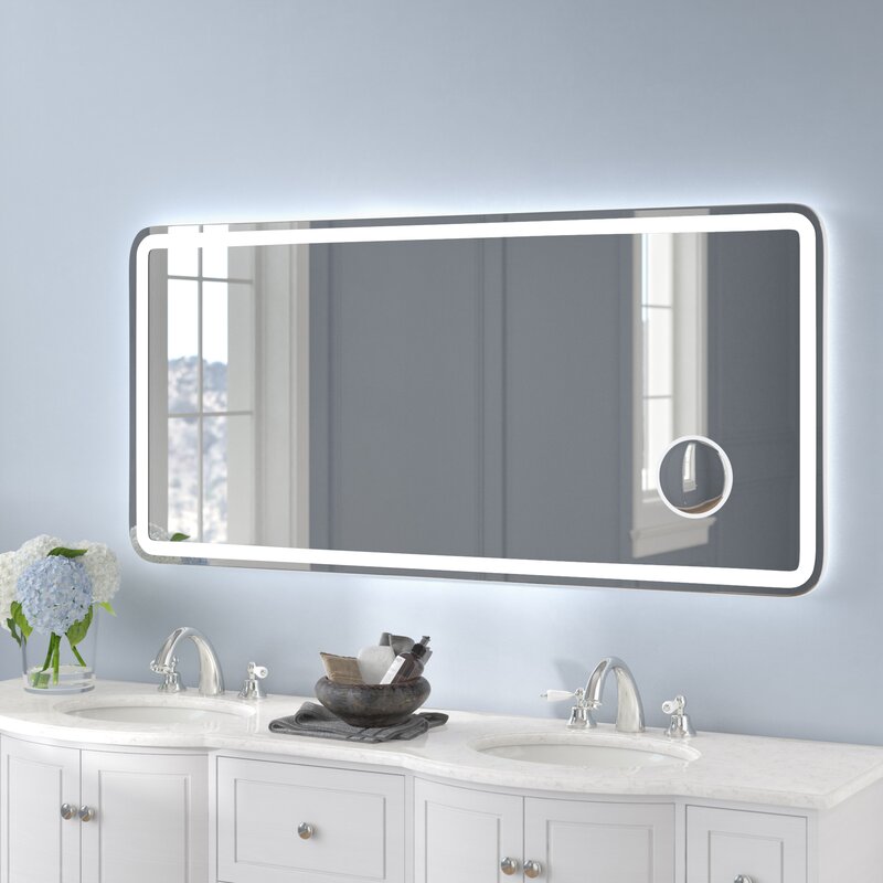 Wade Logan Rectangle Electric Wall Mirror Wayfair