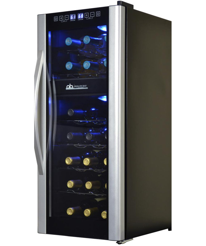 21 Bottle Dual Zone Freestanding Wine Cooler
