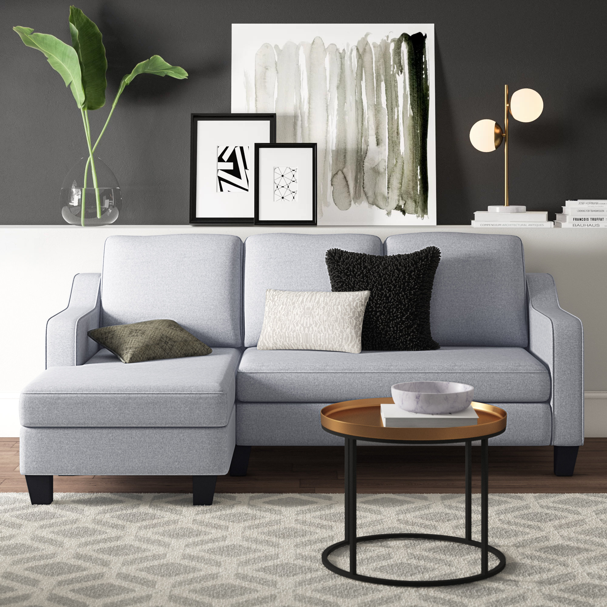 Mercury Row Nostrand 82 Left Hand Facing Sleeper Sectional Reviews Wayfair