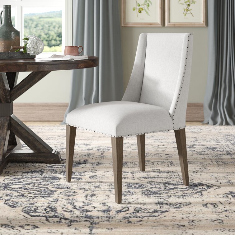 upholstered modern farmhouse dining chairs