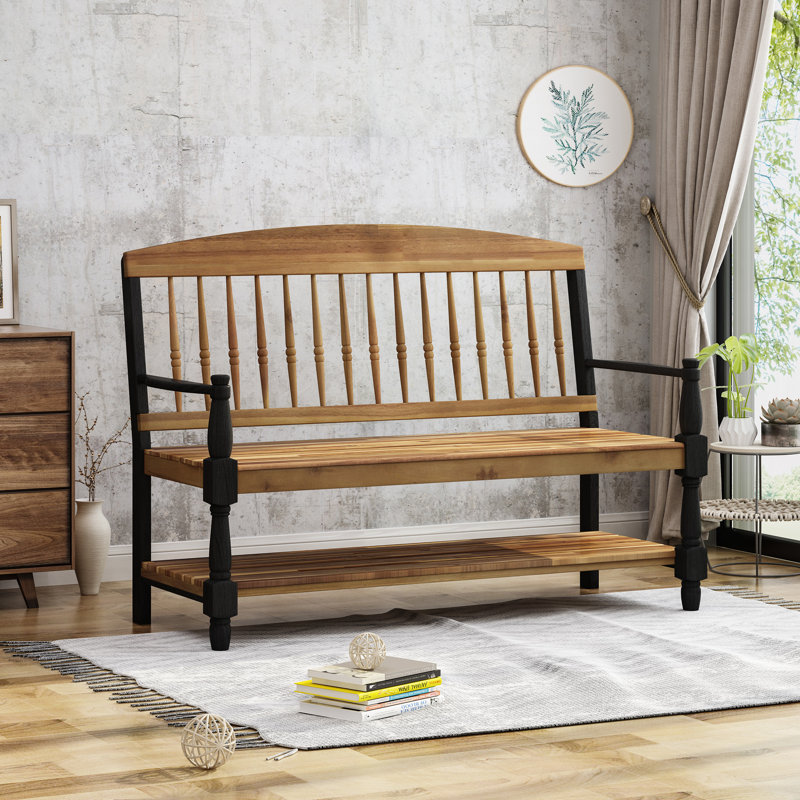 Alcott Hill Julianna Indoor Farmhouse Wood Shelves Storage ...