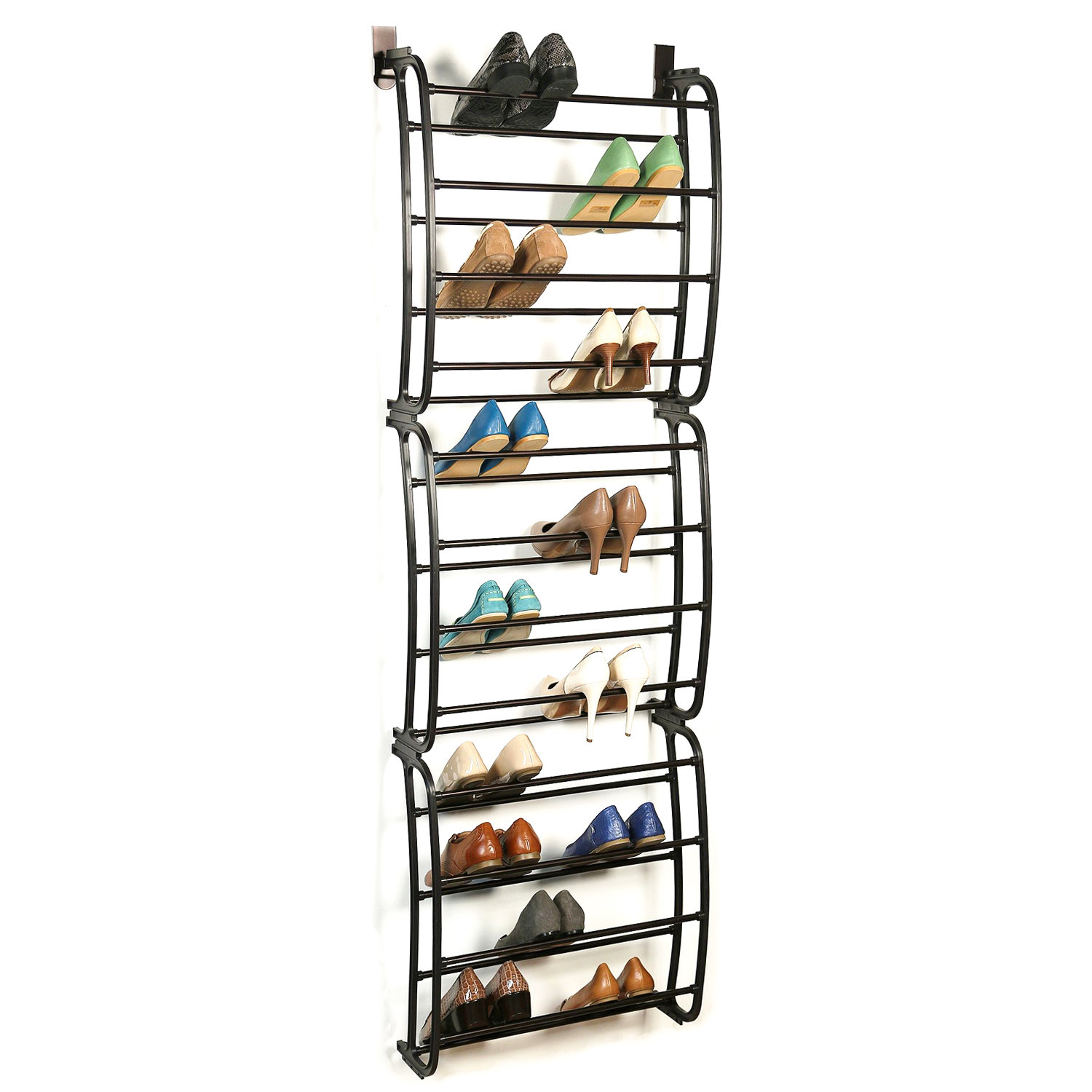 Symple Stuff 36 Pair Overdoor Shoe Organizer Reviews Wayfair