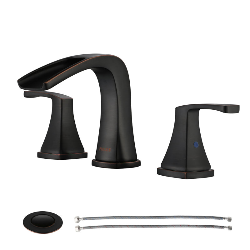 Parlos Home Parlos Widespread Bathroom Faucet With Pop Up Drain
