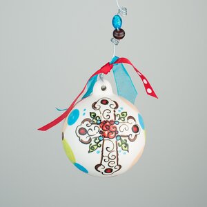 Cross Ball Ornament