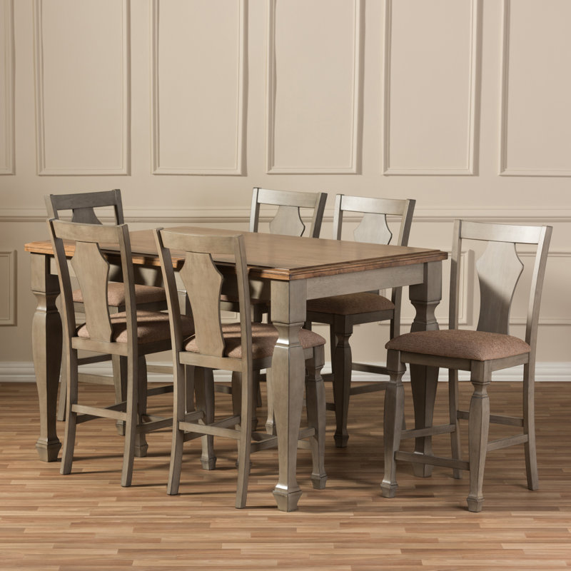 Wholesale Interiors Baxton Studio Martina 7 Piece Counter Height ... Wholesale Interiors Baxton Studio Martina 7 Piece Counter Height ...