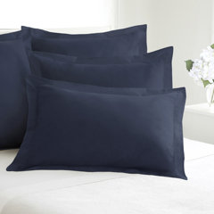 blue pillow sham