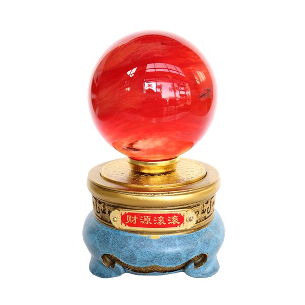 Clear Weite Magic Crystal Ball Mini 30mm Clear Gazing Balls with Wooden Stand Decorative and Photography Accessories