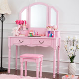 Guidecraft Pink Vanity Wayfair