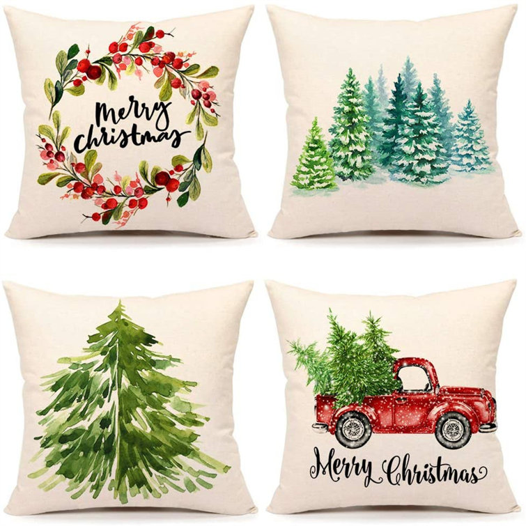 christmas throws and pillows