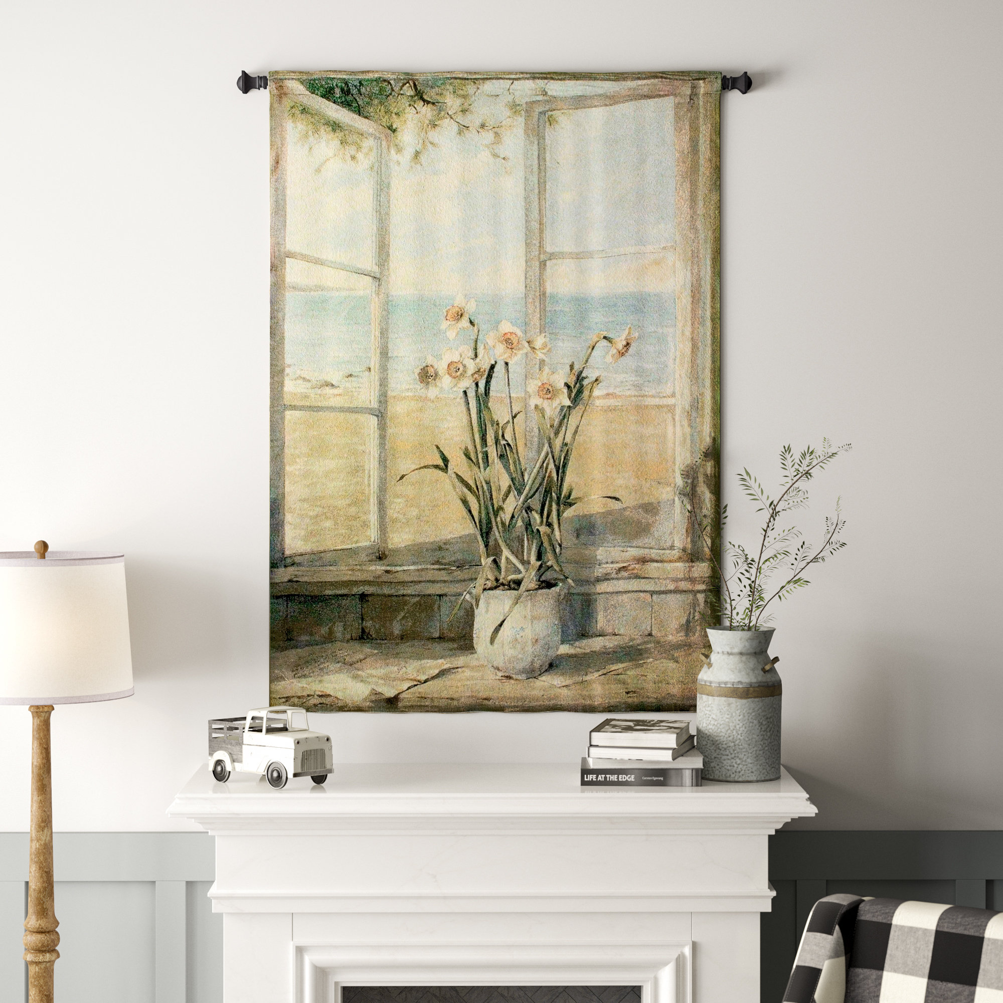 Fine Art Tapestries Classical Ocean Narcissus by Fabrice De Villeneuve