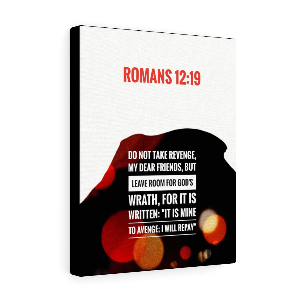 Trinx Leave Room For God''s Wrath Romans 1219 Christian Wrapped Canvas Wayfair