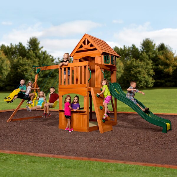 Backyard Discovery Atlantis Swing Set & Reviews | Wayfair