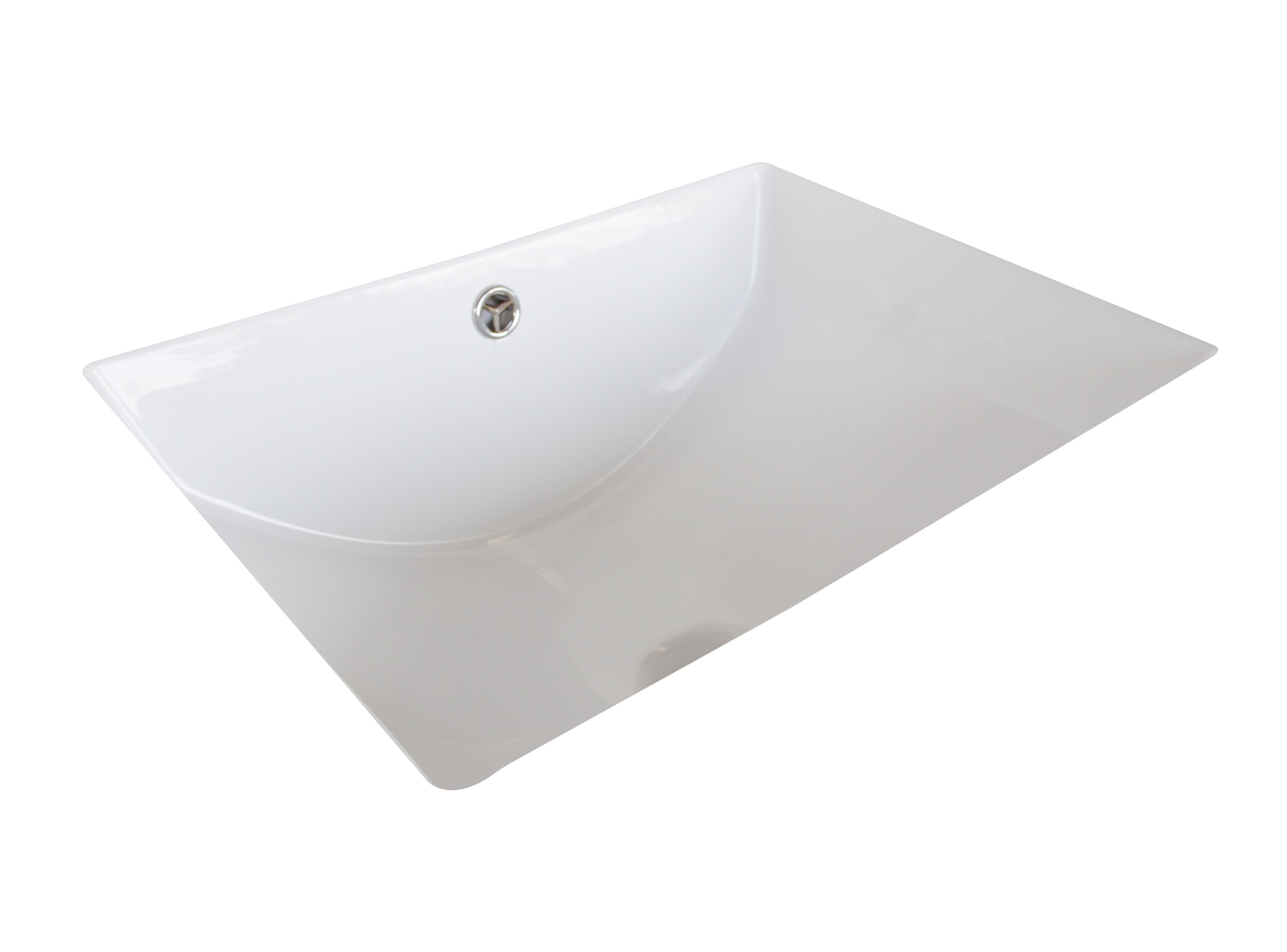 Valley Acrylic Ltd Vitreous China Ceramic Rectangular Undermount Bathroom Sink And Overflow Wayfair