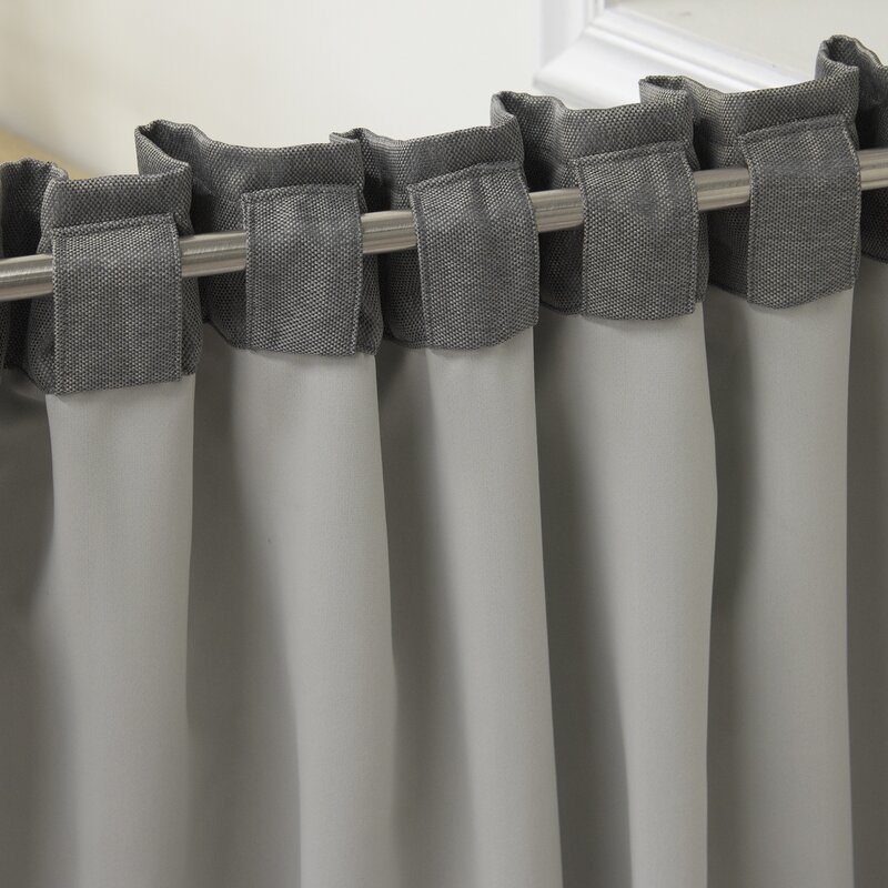 back tab curtains pattern