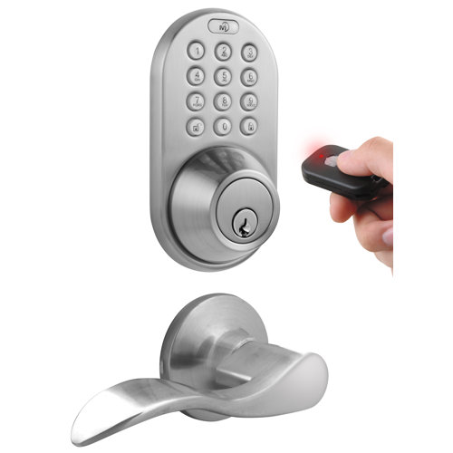 Milocks Complete Entry Lever Set With Electronic Deadbolt