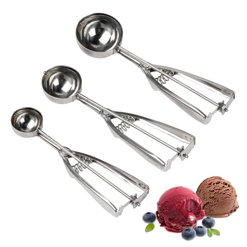 Qazw 3 Piece Ice Cream Scoop Set | Wayfair