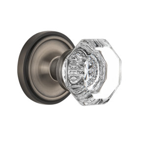 Waldorf Passage Door Knob with Classic Rosette