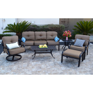 Nola 6 Piece Deep Seating Group with Cushion