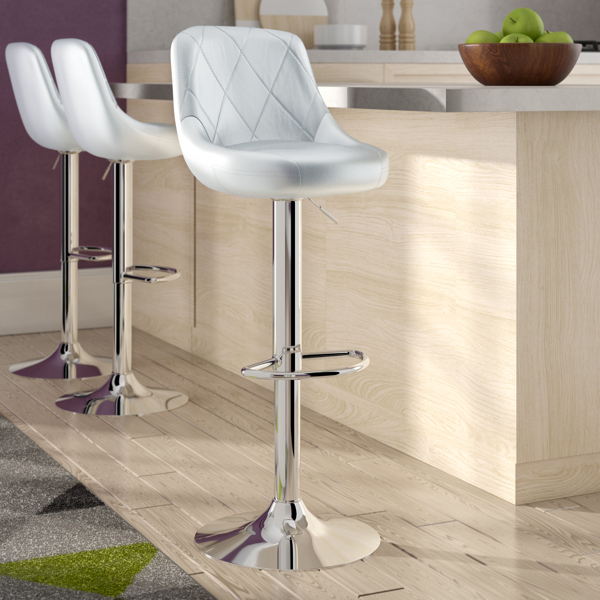 adjustable kitchen bar stools