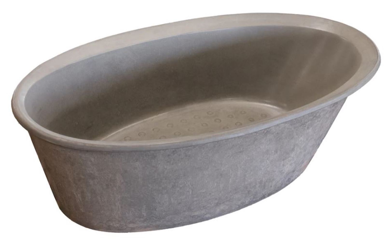 Southern Concrete Creations 58" x 38" Freestanding Soaking Solid