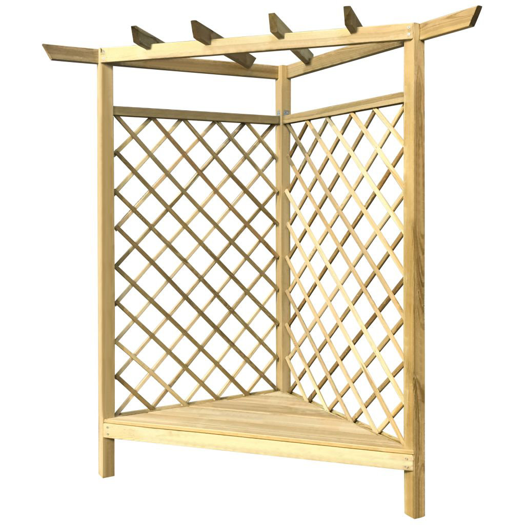 Lillianna 1.97m x 1.3m x 1.3m Wood Pergola