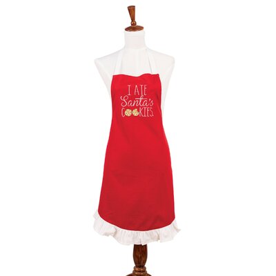 The Holiday Aisle® I Ate Santa's Cookies Apron | Wayfair