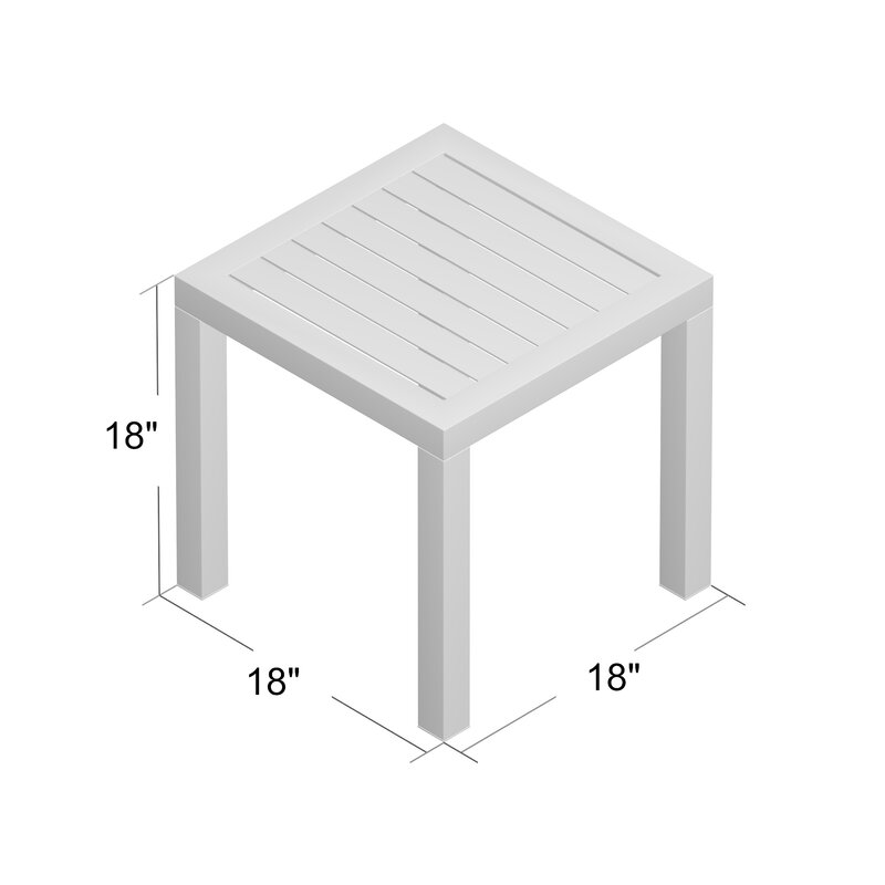 Ashley Plastic Side Table Reviews Allmodern