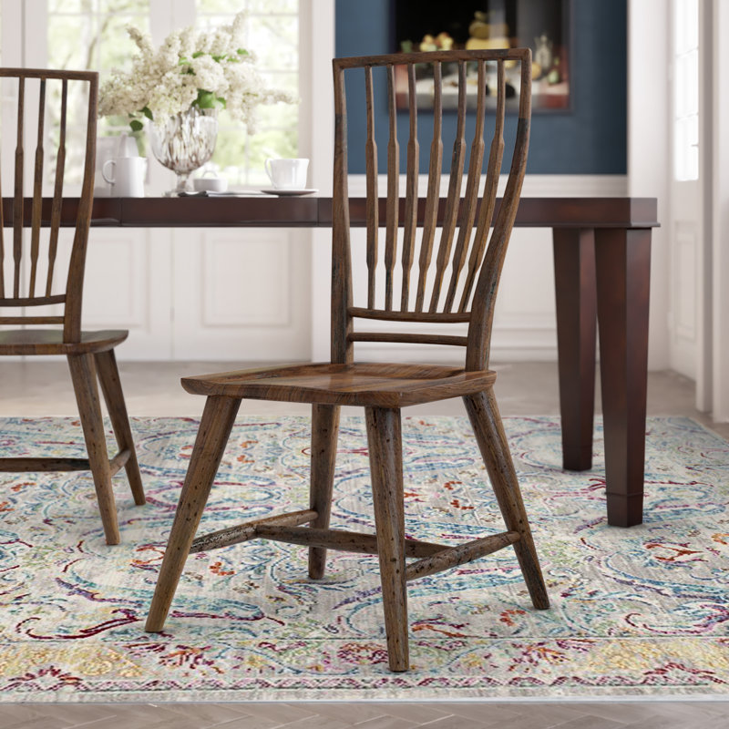 Hooker Furniture Roslyn County Solid Wood Dining Chair In Medium Pecan Wayfair