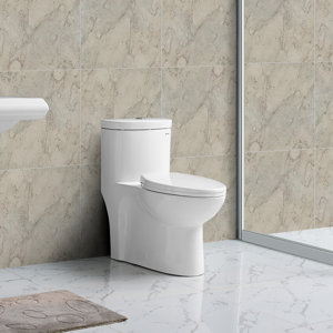 Sublimeu00ae 1.28 GPF Dual Flush Elongated One-Piece Toilet
