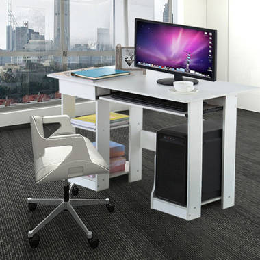 Details about   Home Desktop Computer Desk With lockers Home Small Desk Dormitory Study Table 