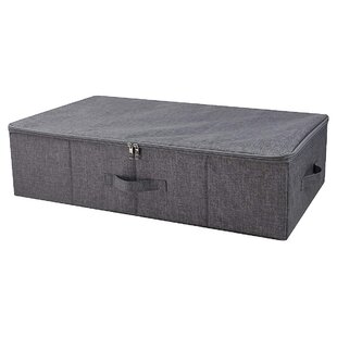 Symple Stuff Underbed Drawer Trunk with Wheels 