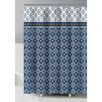 House Of Hampton Malta Sassy Spots Single Shower Curtain Wayfair