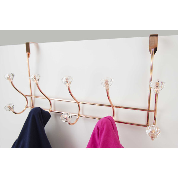 House Of Hampton Hessler Over The Door Wall Mounted Coat Rack Wayfair