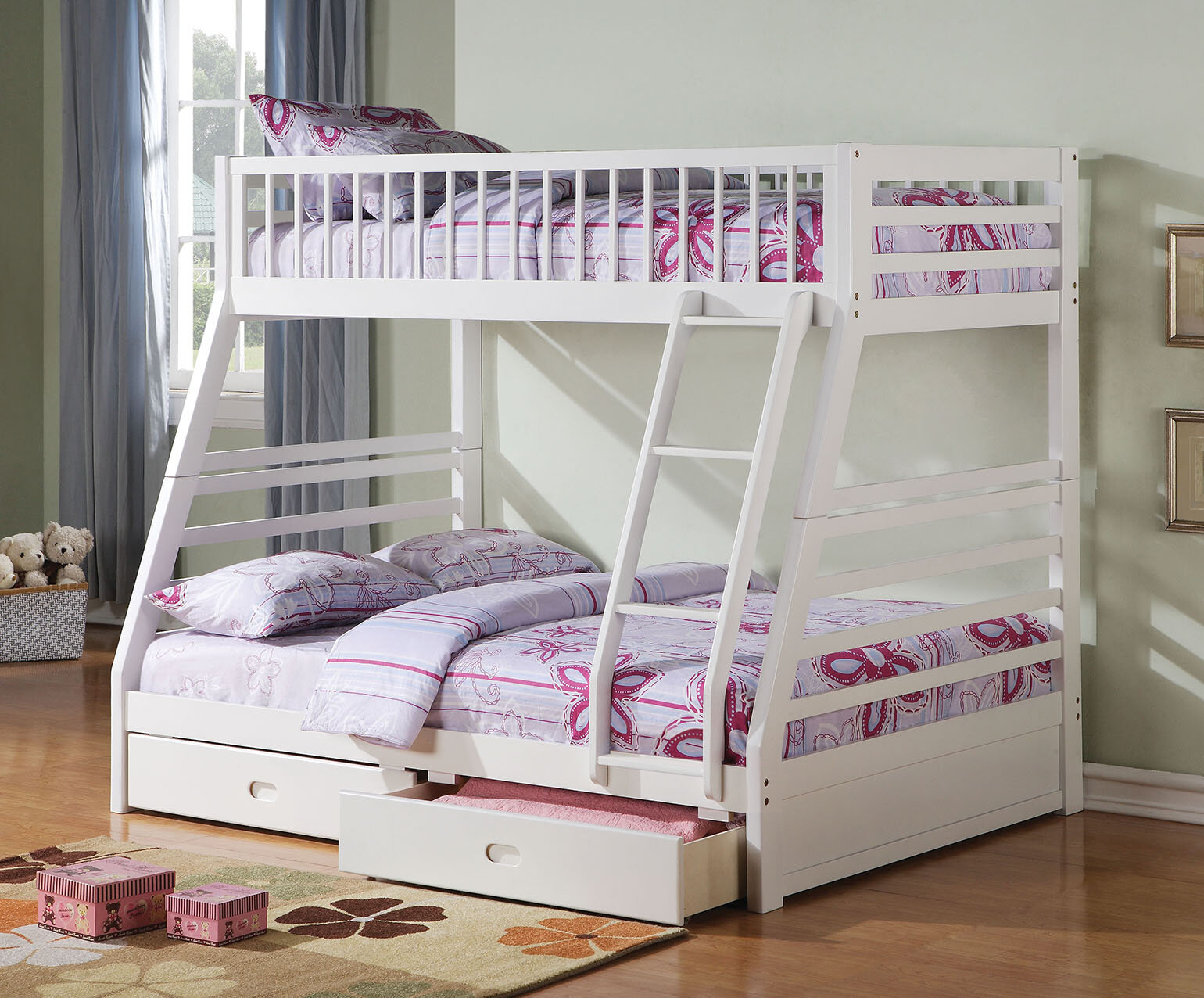 twin and full size bunk beds