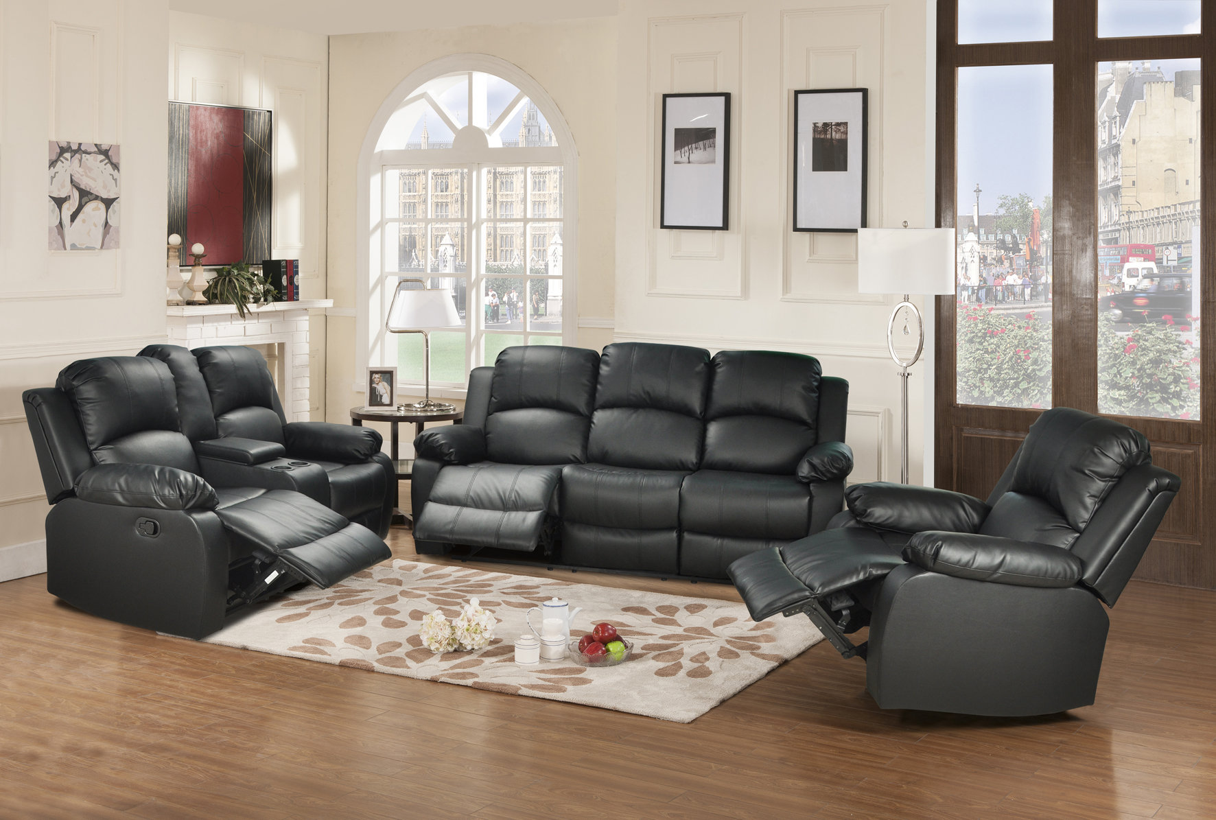 Red Barrel Studio Deatrich 3 Pieces Reclining Living Room Set Reviews Wayfair
