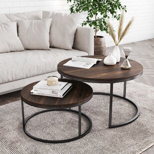 wayfair oval coffee table sets