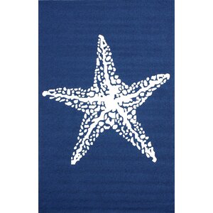 Dashiell Blue Marineu00a0Indoor/Outdoor Area Rug