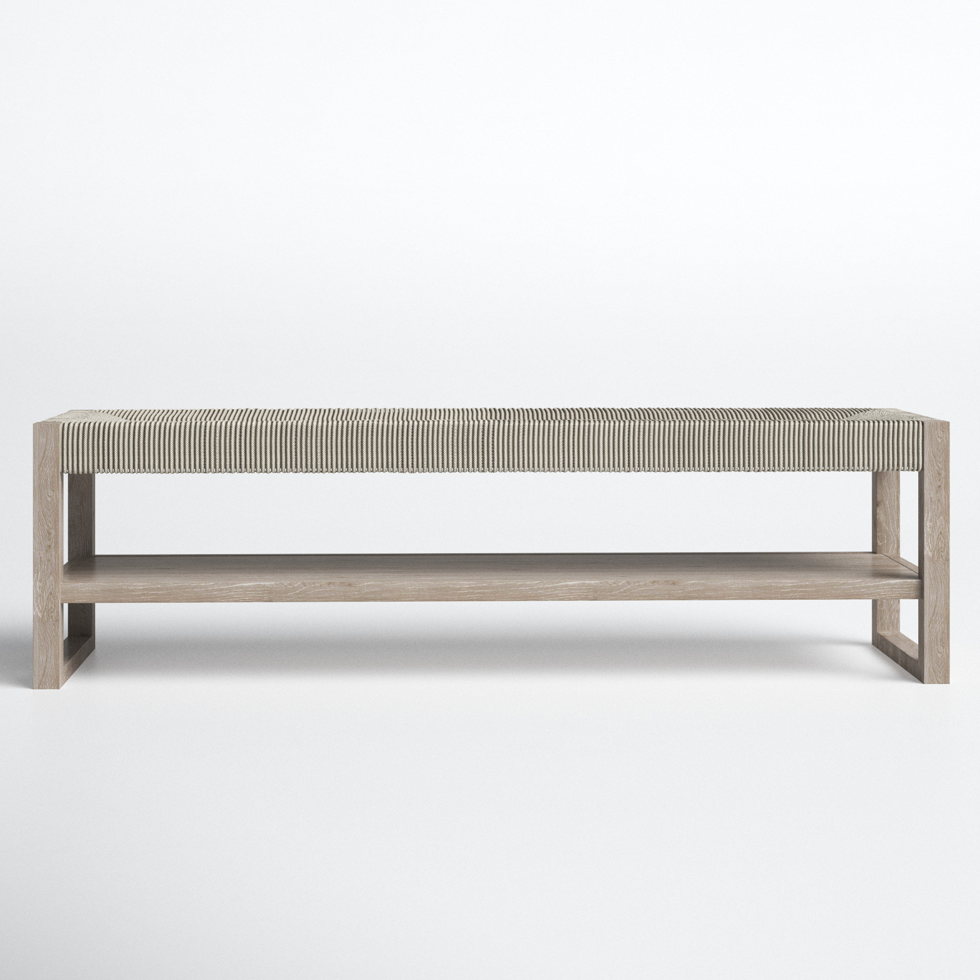 Joss & Main Solid Wood Shelves Storage Bench & Reviews Wayfair