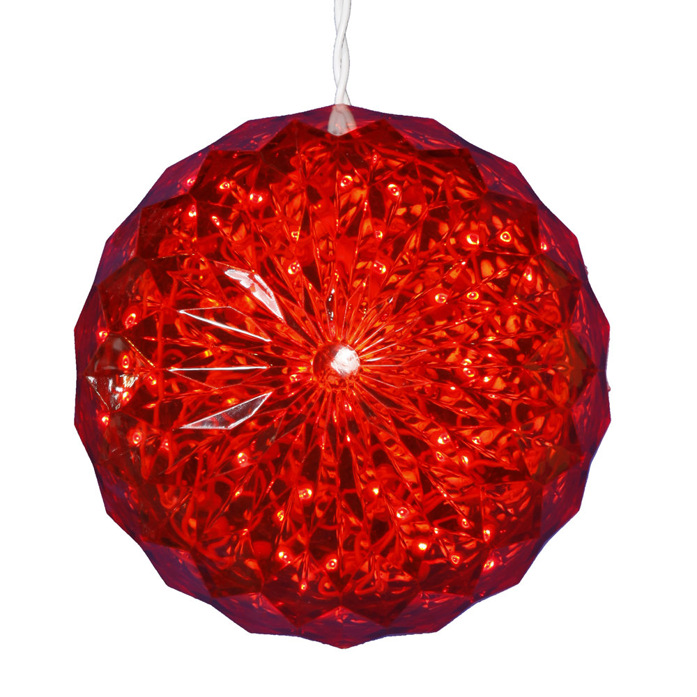 vickerman lighted hanging crystal sphere ball outdoor christmas decoration wayfair - Hanging Lighted Christmas Decorations vickerman lighted hanging crystal sphere ball outdoor christmas decoration wayfair - Hanging Lighted Christmas Decorations