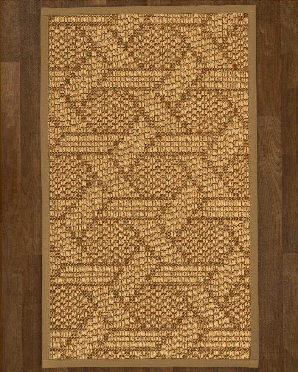 Breakwater Bay Archibald Geometric Hand Hooked Jute Sisal Brown Area Rug Wayfair
